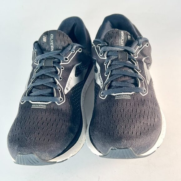 Brooks Glycerin 18 Running Sneakers  Walking Jogging Gym Shoes Black  Women 8.5 - Picture 3 of 13